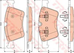 ������� ��������� �������� �������� Mercedes BENZ W164 ML (2005) [178Trwgdb1797] GDB1797 ����