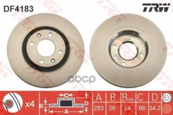 ���� ��������� �������� ������������� Peugeot 307 (2001-2007)/Citroen C5 (2001-2005) ������� 283�� [178Trwdf4183] DF4183 ����