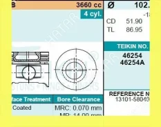 ������� ��������� Teikin 46254 0.50 (4�� ����) Teikin 46254-050 46254050 ����