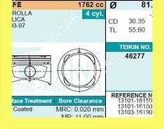 ������� ��������� Teikin 46277 0.50 (4�� ����) Teikin 46277-050 46277050 ����