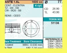 ������� ��������� Teikin 51136-0.50 (4�� ����) Teikin 51136-050 51136050 ����
