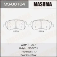 ������� �������� Masuma, P24187, PN0660 rear (1/12) MS-U0184, ������ MSU0184 ����