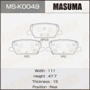 ������� �������� Masuma, NP6160, P30118 rear (1/12) MS-K0049, ������ MSK0049 ����