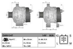 ���� �� ��) ��������� dan1347 Denso Denso dan1347 DAN1347 ����