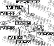 ����������� ������� ����. ������ ������. Toyota Avensis (2009) [178Febesttab495] TAB495 ����