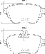 ������� ����. �������� ������ MB W213/S213/C238/A238/A257 16 2243703 2243703 ����