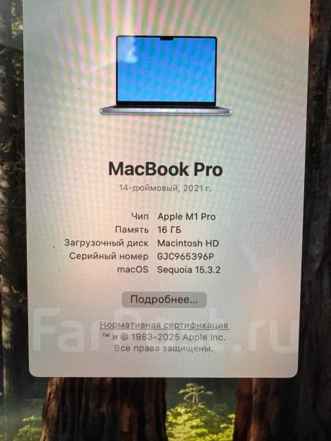 Apple MacBook Pro 14 2021 MKGP3. 14.2", ��� 16 ��, ���� 512���, WiFi: 1, Bluetooth: 1, ����������� �� 17��. ����