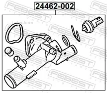 ��������� 83�C Nissan NP200 U90 2008.05- 24462002 ����