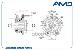 ������� �������� 40202-4BA0A/AMD. HUB88 (T29, D136, Amdhub88 AMDHUB88 ����
