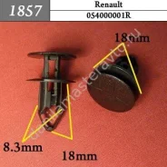 ���������� ��� Renault/054000001R 1857 1857 ����