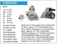 ������� AUDI SEAT Volkswagen Krauf STB0461RD ����