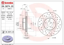 09.5674.2X_���� ���� 0956742x Brembo 0956742X ����