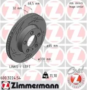 Tarcza hamulcow 600322454 Zimmermann 600322454 ����