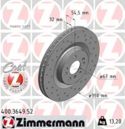 ���� ��������� Mercedes � ����������� � ���������������� ��������� Zimmermann 400364952 - 400364952 ����