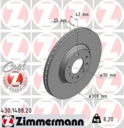 ���� ��������� �����. Opel Astra, Saab 9-5 2.0/1.9CDTi 99 Zimmermann 430148820 - 430148820 ����