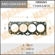 ��������� ������� ����� ��������� Masuma Nissan, CD20T, ������� 0,75 �� Masuma MD02034S ����