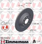 ���� ���� AUDI A6 04-11 ��� ����� 302X12 �� 68) Zimmermann 100332052 - 100332052 ����