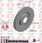 ���� ��������� (���������� 2��. /���� �� 1��. ) ALFA Romeo � ���������������� ��������� Zimmermann 110221220 - 110221220 ����