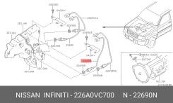 ����������� ������ (������ ����) (������) (������) Nissan OEM (��������) 226A0VC700 / 226A1-VC700. ������ : Patrol Y61 TB48 Nissan 226A0VC700 ����