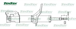 ����������� �������� ������ 54661-2D100/4214-0192 ������������ SenSen 42140192 ����