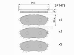 ������� ��������� HI-Q/Sangsin Brake SP1479, �������� SP1479 ����