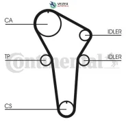 ������ ��� Mazda 323 1.5 16V Z=125*22 94 Continental CT899 CT899 ����
