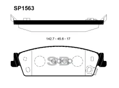 ������� ��������� ��������, ������ Sangsin Brake SP1563 SP1563 ����