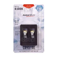 ����� ������������ 12V LED T10 W5W 6500K, �������� 2 ��. Avantech ���. ALB0101 ALB0101 ����