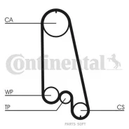 ������ ��� [111 ���.17mm] + ������� ����� + 1 ����� + 1 ���� OPEL Astra G 1.6/ 02.98-04.05, Meriva 1.6/05.03-05.10 CT874WP1 ����