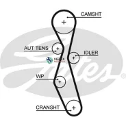 ������ ��� Citroen C4, C5 2.0D 04-/ Peugeot 307,407 2.0D 03-/ FORD 2.0D 04- 116x25.4 Gates 5606XS 5606XS ����