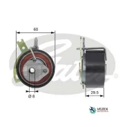 ���������� ����� ��� Citroen/Peugeot/FORD/LAND Rover/Mitsubishi 2.2D 06- Gates T43186 T43186 ����