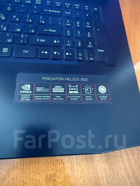 Acer Predator Helios 300. 17.3", 2,2����, ��� 16 ��, ���� 1 000���, WiFi: 1, Bluetooth: 1, ����������� �� 8��. ����