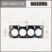 ��������� ������� ����� Masuma, R2, RF, �������������� (������-���������) ������� 1,41 �� (1/10) MD-04011S MD04011S ����