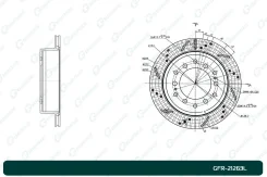 ���� ��������� ��������������� ������������� G-brake GFR-21263L ����� GFR21263L ����