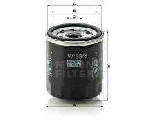 ������ �������� W 68/3 * MANN MANN-Filter W 68/3 W683 ����