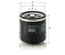 ������ �������� W 67/1 * MANN MANN-Filter W 67/1 W671 ����