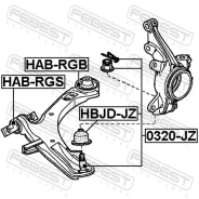 ����������� ������� ��������� ������ | ����� ����/��� | Febest Habrgs BH28144, 7062123, FG0896, H06403, TEF1701, TG51391SLJ902, B8057, SL2374, 411025...