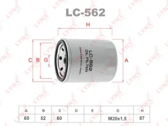 ������ �������� LYNXauto LC562 LC562 ����