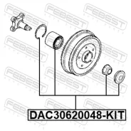 ��������� ��������� ����������� 30x62x48 | ��� ����/��� | Febest DAC30620048KIT DAC30620048KIT ����