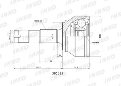 ���� ������� 35/29 | ����� ����/��� | INKO 305035 305035 ����