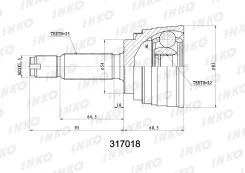 ���� ������� 25/22 | ����� ����/��� | INKO 317018 317018 ����