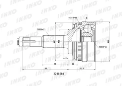 ���� ������� 27/23 ABS 42 | ����� ����/��� | INKO 320050A 320050A ����