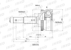 ���� ������� 27/23 ABS 44 | ����� ����/��� | INKO 320135A 320135A ����