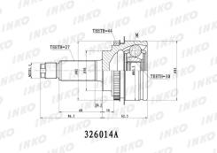 ���� ������� 27/30 ABS 44 | ����� | INKO 326014A 326014A ����