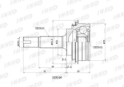���� ������� 24/22 | ����� ����/��� | INKO 329104 329104 ����