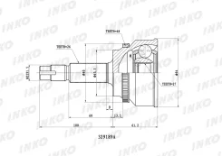 ���� ������� 26/27 ABS 48 | ����� ����/��� | INKO 329189A 329189A ����