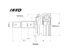 ���� ������� 26/25 | ����� ����/��� | INKO 380006 380006 ����