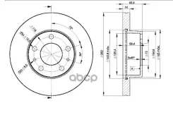 ���� ��������� �������� ������������� FIAT Ducato (2002-2006) 280x24, 5�118 [178ICER78BD46812] 78BD46812 ����