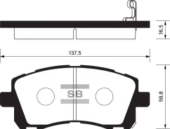������� �������� �������� Subaru Forester 2.0 02/Legacy2.5i 4WD 96-99 NKS1014 NKS1014 ����