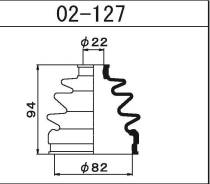 ������� ����� �������� ��� Mitsubishi Carisma, Honda Civic, Hyundai Sonata maruichi 02-127 02127 ����